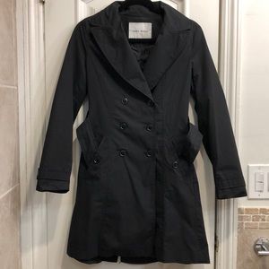 BLACK XS ZARA TRENCH COAT